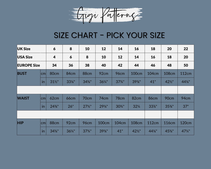 Cowl-Neck Slip Dress PDF sewing pattern. Sizes UK 6–22. Beginner-friendly with sew-along video tutorial.