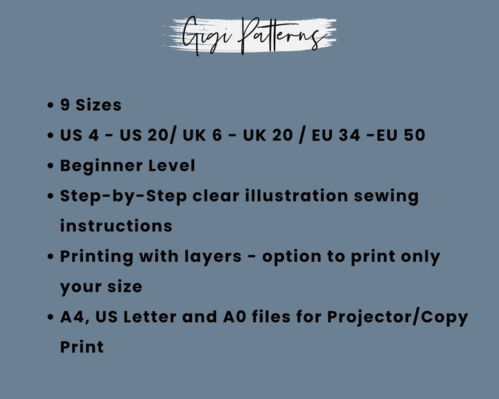 Silk Cowl Slip Dress PDF sewing pattern. Sizes UK 6–22. Beginner-friendly with sew-along video tutorial.