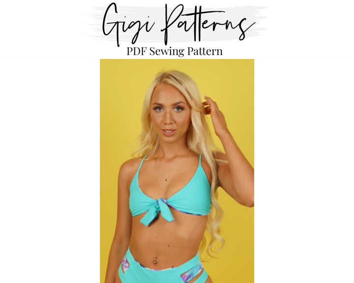 Swimsuit Pattern Pdf, Colour Block, gigipatterns, Cut-Out One Piece Swimsuit, Reversible Bikini, Diy Bikini, Pdf Bikini Pattern, Extreme Micro Bikini, Bikini Pattern Pdf, Bathing Suit Pattern, Swimwear Pattern, Bikini Pattern, Women Swimsuit